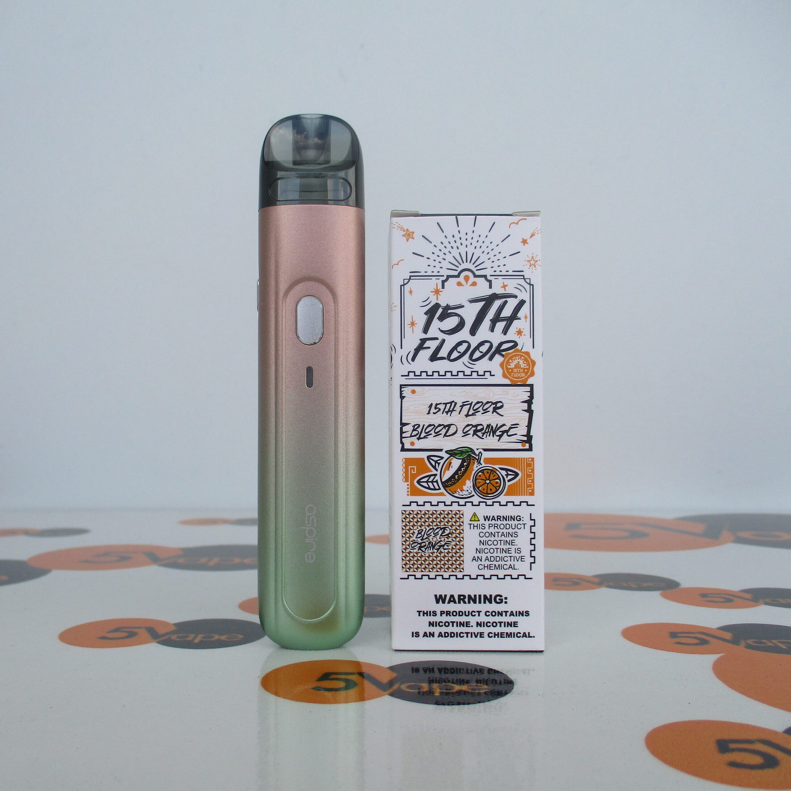 Test Vị Juice 15TH Floor Cam Lạnh By 5Vape