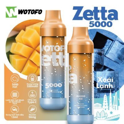 Wotofo Zetta 5000 Pod 1 Lần Xoài Lạnh