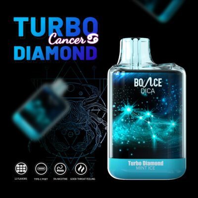 Turbo Diamond Pod 1 Lần Cancer Bạc Hà Lạnh