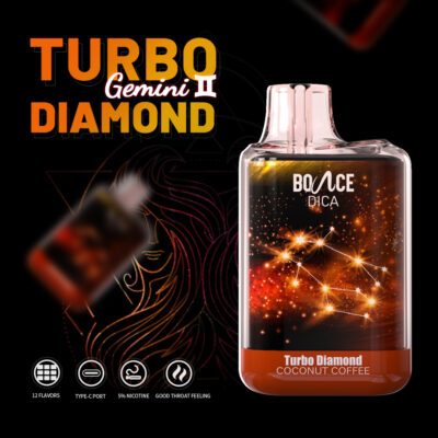 Turbo Diamond Pod 1 Lần Gemini Cà Phê Cốt Dừa